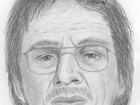 Above: RCMP rendering of William Sharphead, with age-progression shown.