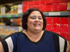 Fort McMurray Arianna Johnson, Executive Director of the Wood Buffalo Food Bank poses for a photo in Fort McMurray, Alta. on February 2, 2015.  Ryan Jackson/Postmedia Network