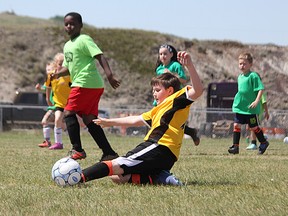 The Hanna U9 team visited Drumheller for a tournament on Saturday. The U9 team took home gold.