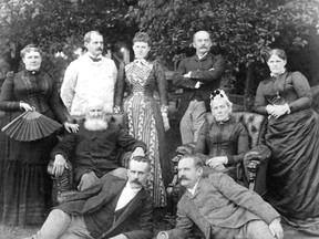 The Eberts family at Riverside circa 1887. John Rhodes photo