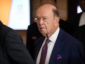U.S. Commerce Secretary Wilbur Ross leaves his hotel in Beijing, Friday. Ross says the U.S. will slap tariffs on Canadian, Mexican and European Union steel and aluminium as of midnight tonight.
THE CANADIAN PRESS/AP, Mark Schiefelbein
