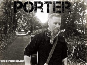 PHOTO SUPPLIED
Porter, a musician who lived in Grande Prairie between 2002-2012 is returning to perform in the area. On June 2, he’s performing at Memphis Blues BBQ (8 p.m. to 9:30 p.m.) and then in Grovedale on June 8-9 for the Farmer Days Music Fest.