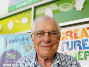 Reg Shadbolt, seen here at the Boys and Girls Club west end hub in Kingston, Ont. on Thursday, May 31, 2018, has been involved with the Boys and Girls Club of Kingston & Area since 1992, as one of the Rotarians who helped the club find its first home.