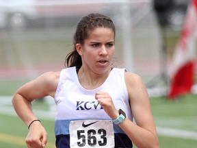 Ian MacAlpine/The Whig-Standard
Anna Workman of Kingston won the bronze medal in the women's U20 800 metres at the Athletics Canada Canadian Track and Field Championships on Sunday in Ottawa.