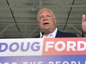 “If I ever get to the provincial level of politics, municipal affairs is the first thing I would want to change,” the Progressive Conservative leader wrote in a November 2016 book about his time at Toronto city council. “I think mayors across the province deserve stronger powers. One person in charge, with veto power, similar to the strong mayoral systems in New York and Chicago and L.A.” Frank Gunn / The Canadian Press