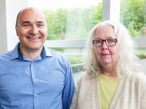 Istvan Imre and Linda Burnett, assistant academic deans at Algoma University.