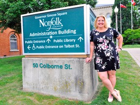Shannon VanDalen, a principal planner with Norfolk's planning department, will be part of an upcoming Imagination Walk in downtown Simcoe. The event allows the public an opportunity to give input on the future of Simcoe's core. JACOB ROBINSON/Simcoe Reformer