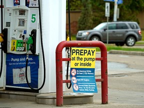 Prepay regulations for gas stations are now in effect throughout the province, as of June 1, although the majority of gas stations in Sherwood Park had already shifted to the prepay model. 

Larry Wong/Postmedia Network