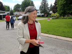 Kingston and the Islands MPP Sophie Kiwala canvasses in Kingston's west end on Monday June 4 2018. Ian MacAlpine/The Whig-Standard
