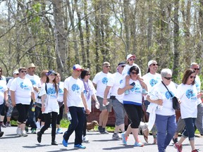 The Investors Group Walk For Alzheimer’s that took place in Sudbury, Little Current and North Bay on June 3, raised more than $50,000. Supplied photo
