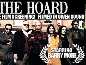 Poster for "The Hoard," a locally shot mock documentary, or mockumentary, featuring several city locales and heritage homes and some local cast will be screened at The Roxy Theatre June 15 in Owen Sound. (Supplied image)