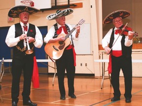 A mariachi band from Calgary performed Mexican music at the multicultural dinner held at the Cultural-Recreational Centre May 29.  Jasmine O'Halloran Vulcan Advocate