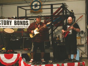 Rosewater Uprising performed May 26 during the Bomber Bash event at the Bomber Command Museum of Canada. The event raised funds for the Nanton Animal Protection Society’s new shelter.  Jasmine O'Halloran Nanton News