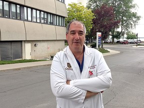 Dr. Adrian Baranchuk, outside his office at Kingston General Hospital on Tuesday June 5 2018. Baranchuk recently discovered five young people contracted Lyme carditis and treated them with antibiotics. Ian MacAlpine/The Whig-Standard/Postmedia Network