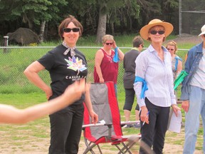 Participants watch a horseshoe toss at the East Ferris Senior Games last year. This year's Games will be held Saturday.
Supplied Photo