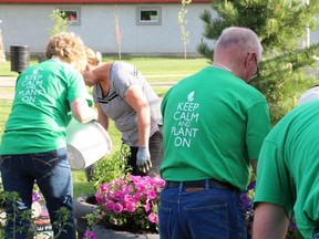 The Melfort Communities in Bloom group have been busy beautifying the community. They have some big, wet plans coming up as well.