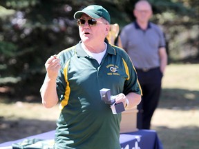 Jim Skitsko has coached the Sherwood Park Bantam Rams for 23 years. Photo by Shane Jones/News Staff