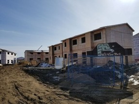 A view of one of the townhouses with Hillview Park Condominiums on Monday, March 19, 2018. Olivia Condon/Fort McMurray Today/Postmedia Network