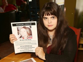 Sarah May has written a book entitled Unsolved Sudbury, which focuses on missing and murdered Sudbury women. (John Lappa/Sudbury Star)
