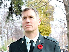 Master Warrant Officer Richard Corneau will be giving a talk in French at the Calvin Park Branch of the Kingston Frontenac Public Library on Tuesday at 6:30 p.m. to discuss his life and career in the Canadian Forces. (Submitted photo)