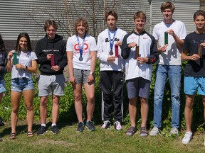 The Lo-Ellen Park Knights track and field team excelled in Toronto on the weekend. Photo supplied