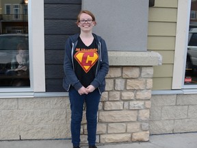 Emily Nattress, an 11th grade Cochrane High student, stands proud after being one of 30 French speaking students from across the country to be selected to for the 2018 Ambassadors - French for the Future Program. Nattress will get the opportunity to visit Montreal to develop her French-speaking skills.