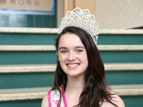 Miss Northern Ontario Maya Brunet is holding a garage sale on Saturday. Money raised from the event will support her charity, Me to We Free the Children. John Lappa/Sudbury Star/Postmedia Network