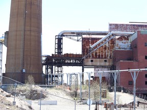 Vale's iron ore recovery plant in Copper Cliff is slowly being demolished. John Lappa/Sudbury Star/Postmedia Network