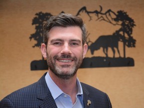 Edmonton Mayor Don Iveson attends the Northern Alberta Mayors’ and Reeves’ Caucus at Eagle River Casino near Whitecourt on June 15 (Peter Shokeir | Whitecourt Star).