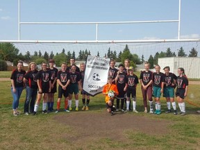 The Woodhaven Wolfpack secured the West Central Junior High Co-Ed Soccer Championship, held at Woodhaven School from June 4 to 8.