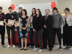 Gateway Academy students attend the Annual Academic Awards at the Whitecourt Campus on June 12 (Peter Shokeir | Whitecourt Star).