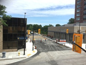 Construction work on the new Fifth Street Bridge in downtown Chatham was continuing Tuesday morning. On Monday, Chatham-Kent council was told the $7.5-million bridge will be open by the end of June. Peter Epp/Chatham This Week