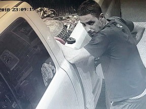 The man accuse of stealing more than $100 in fuel from a gas station in Kingston on June 10, 2018. Supplied photo
