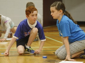 More than 150 students from four French-language Northern Ontario school boards participated in a friendly robotics competition Tuesday at Ecole secondaire catholique Algonquin.