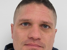 Clayton Randall Oswald, 38, appears in this undated photo sent to media by Wood Buffalo RCMP on Thursday, June 20, 2018.