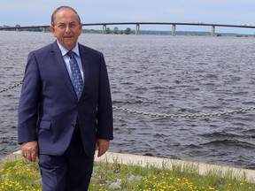 TIM MEEKS/THE INTELLIGENCER
Garnet Thompson is seeking a fourth term on Belleville city council and feels his experience is what's needed for continuity in the city's governance over the next four years.