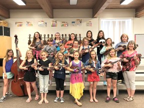 The music program at Wye Elementary School has gotten a musical boost, as a $4,500 grant from Dow Chemical has resulted in 32 new ukeleles for students to use.

Photo Supplied