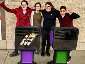 The Strathcona County Youth Council has committed to continuing its Free Little Pantry and Free Little Library initiatives — both of which have found success over the past year, group representatives stated earlier this month.

Photo Supplied