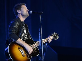 Marc Dupré seen here performing in Montréal June 14, 2014 replaces Éric Lapointe as the headliner for the opening night of Stars and Thunder this Sunday. The first day has a lineup featuring francophone artists.