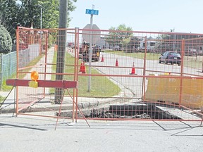 Sommerville continued to make steady progress on the Alta Gas gas line replacement project, working their way through fifth and Sixth Avenue.