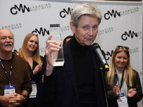 Submitted photo: Wallaceburg's Ralph Murphy is presented with Canadian Music Week's inaugural Ralph Murphy Songwriters Inspiration Award, during Canadian Music Week in Toronto in May.