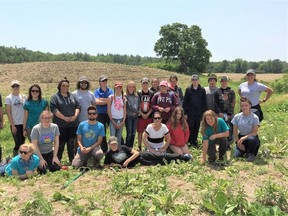 Submitted photo
The Lower Trent Conservation Rice Lake restoration group visited the lake earlier this month to initiate a project first developed by Roseneath Public School student Gezhii Smoke-LeFort.