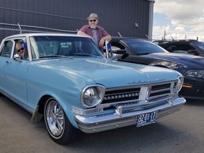 Gord and Melanie Charters, from St. Albert, drove to the Fort for the annual Shelby Canada West car show and charity barbecue in support of the food bank on June 17. A wide range of classic and modern cars were on display.