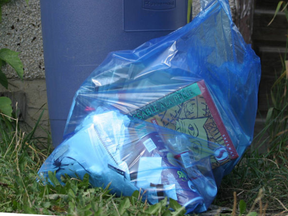 Certain items typically included in blue bags and bins as part of the county's recycling process will no longer be accepted as of September, including plastic films and glass. The county, though, is hoping residents get on board with the new approach in advance of the fall.