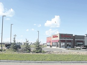 Parking at Tim Hortons has proven to be an issue for RVs and tractor trailers, leading to some ruffled feathers for surrounding businesses. The Town of Hanna is looking into possible solutions to the issue.