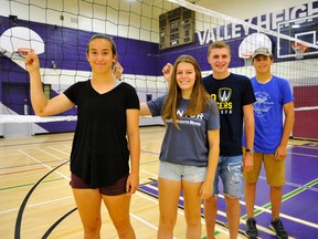 Valley Heights Secondary School recently held its Athletic Awards Banquet. The athletes of the year were Paige Wiggans, Claire Weaver, Riley Fitch, and Noah Hamm.
JACOB ROBINSON/Simcoe Reformer