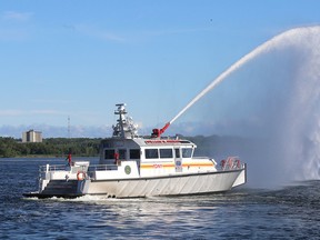 A fireboat similar to but smaller than the one MetalCraft Marine delivered to the  New York City Fire Department in 2015 will be discussed as a replacement for Kingston Fire and Rescue's current boat, which has surpassed its time of usefulness.