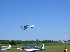 Again this year, local pilots will offer free flights to kids at Port Elgin airport. Last year, eight local pilots offered their time and planes at the second annual COPA (Canadian Owners and Pilots Association) aviation day that drew 57 junior aviators. This year's event is July 7. Shoreline Beacon file photo