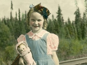 This photo was brought in to the Ron Morel Memorial Museum in Kapuskasing, hoping they could find the woman who is photographed in 1938, when she was 10 years old. Someone bought the photo in an antique shop in Timmins in 2006. The dealer said the photo was taken in Kapuskasing, but the background contradicts this. It is believed the photo was taken in this area of Northern Ontario. Today, in 2018, this little girl would be 90 years of age. The museum would like to find out if she’s still alive, and reunite her with this photo. If anyone anyone help, they are asked to call the museum at 705-337-4474 or send an email to: museum@kapuskasing.ca.