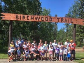 Graeme and Anthony Killick vist Ptarmigan Ski Club in Fort McMurray for a three-day ski camp starting June 15. Supplied image/Catherine Killick